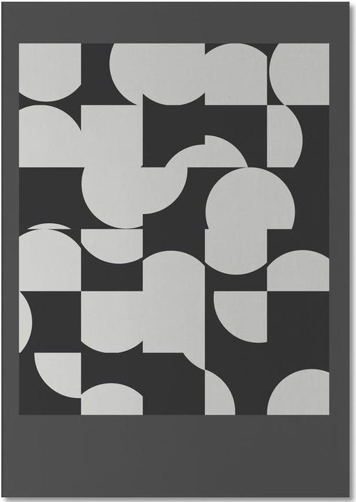 Actual product image Juniqe Circle Black - Abstract & Geometric (A5, Dotted)
