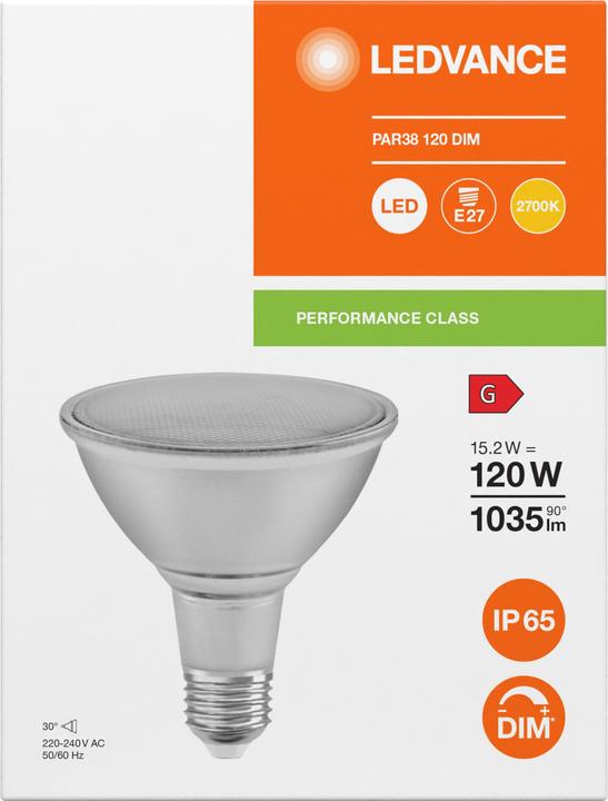 Actual product image Ledvance LED reflector lamp (E27, 15.20 W, 1035 lm, 6 x, G)