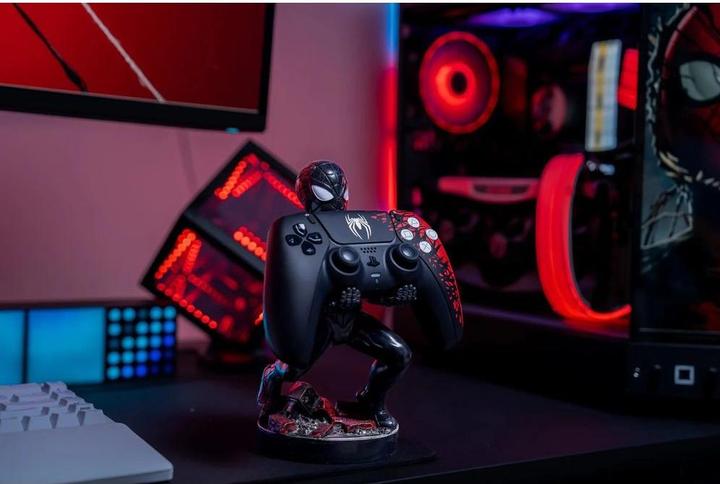 Image du produit Exquisite Gaming Cable Guy - Marvel - Symbiote Spider-Man Support Chargeur pour Téléphone et Manette (PS5)