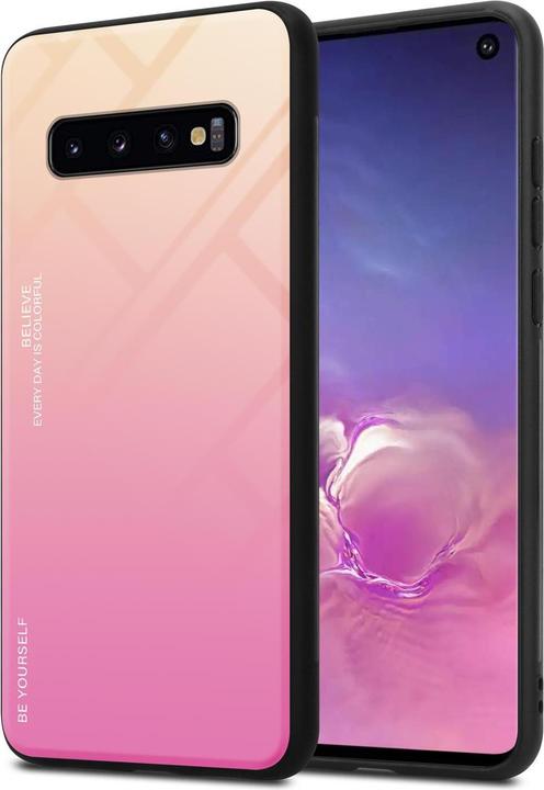 Produktbild Cadorabo TPU 2 Farben Glas Cover (Samsung Galaxy S10)