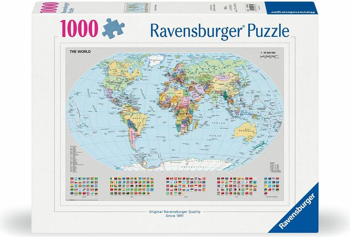 Immagine prodotto Ravensburger La mappa del mondo (1000 pezzi)