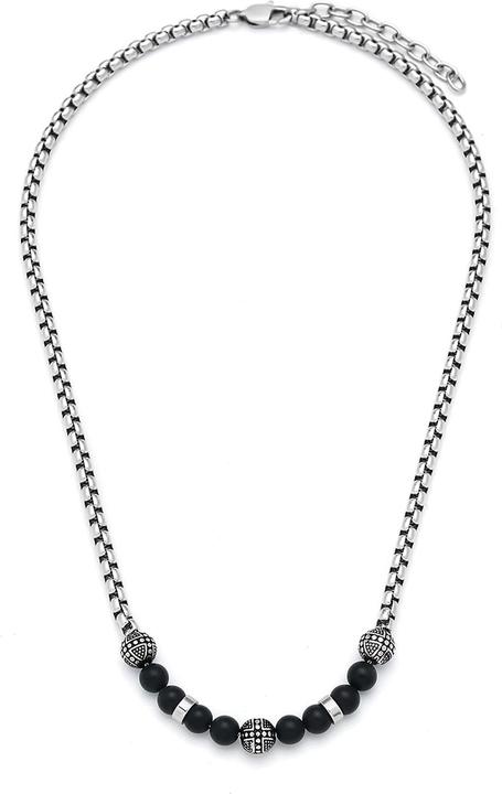 Image du produit Leyda Collier pierre précieuse avec acier inoxydable (Acier inoxydable, Pierres)