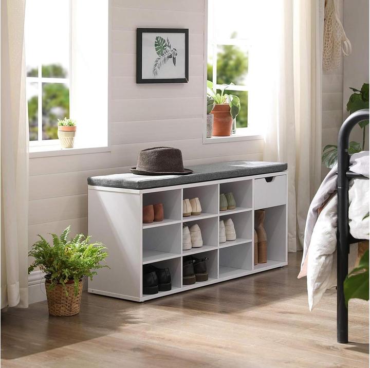 Actual product image Vasagle Shoe bench (104 x 30.5 x 48 cm)