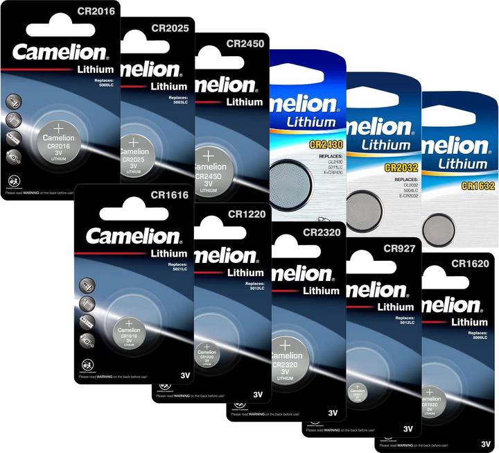 Actual product image Camelion Lithium button cell, CR1620 / DL1620 / 5009LC / E-CR1620 / 280-208, 3V - 1 piece (1 pcs., CR1620, 70 mAh)