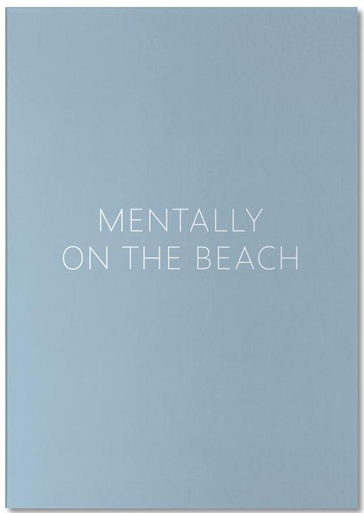 Actual product image Juniqe Mentally On The Beach - Motivational (A5, Dotted)