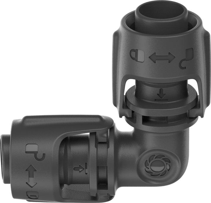 Produktbild Gardena Micro-Drip-System L-Stück (Tropfbewässerung Verbinder + Abzweiger)