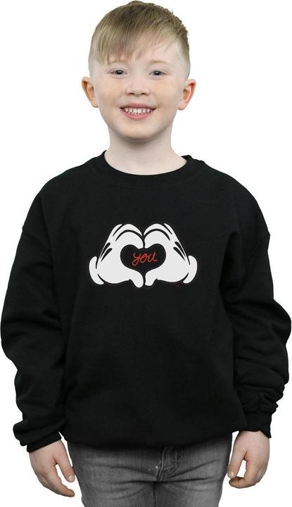Actual product image Disney Boys Mickey Mouse Loves You Sweatshirt (128)