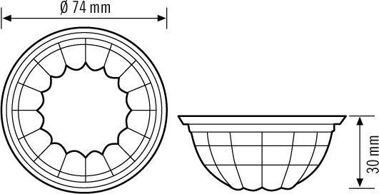 Actual product image Esylux Lens mask