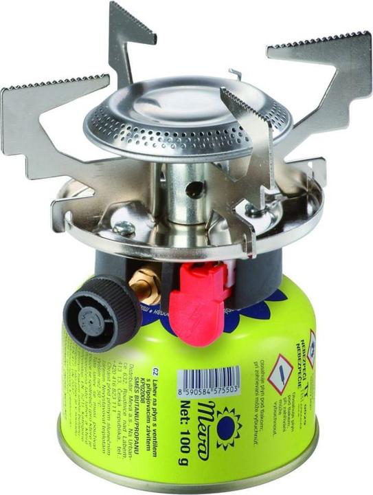 Image du produit Meva Réchaud de camping à gaz avec cartouches de gaz (filetage ou valve) Allumeur piézo ATOS 1.8kW