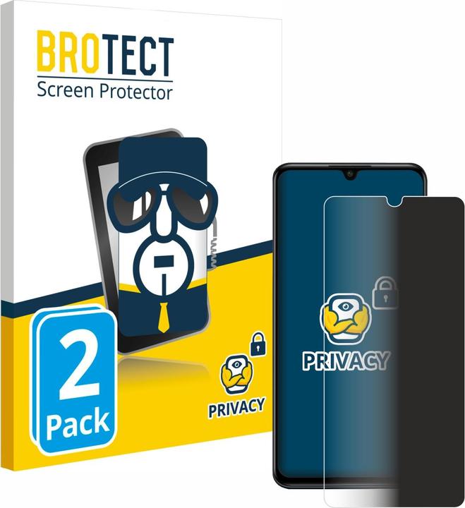 Produktbild BROTECT Sichtschutzfolie Anti-Spy Privacy Folie Blaulicht-Schutz (2 Stück, Huawei P30 Lite New Edition)