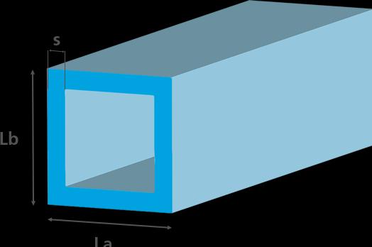 Actual product image Brütsch-Rüegger Metals Square tube Steel, 60.00 x 60.00 x 5.00 mm (2 x 1.5 m)