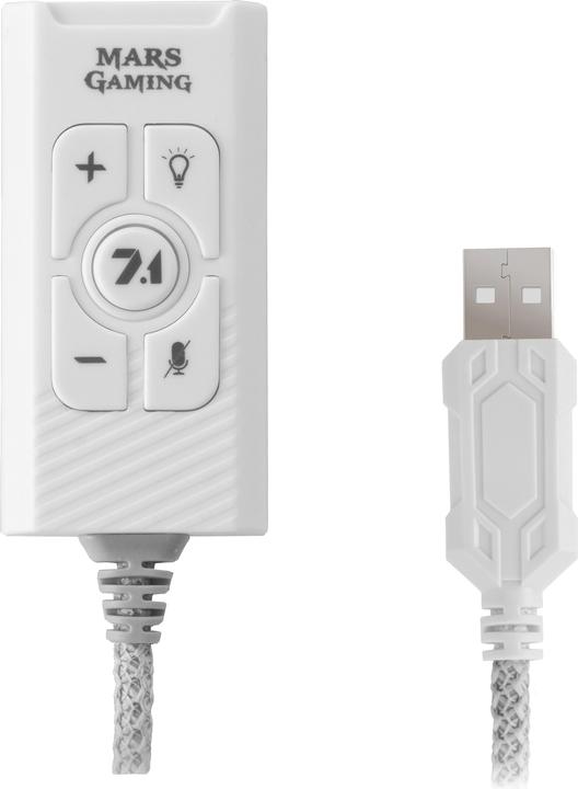 Produktbild Mars Gaming MSC2W, Audio Card 7.1 USB White (USB)
