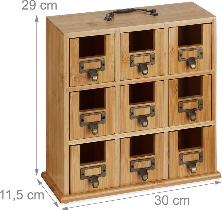Produktbild Relaxdays Tee-Organizer