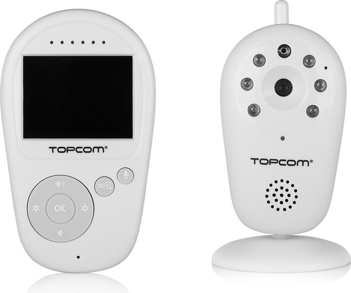 Image du produit Topcom KS-4261 Moniteur vidéo numérique pour bébé, 300 m, 4 canaux, 50 m, 300 m, radio, 2.4 GHz (50 m)