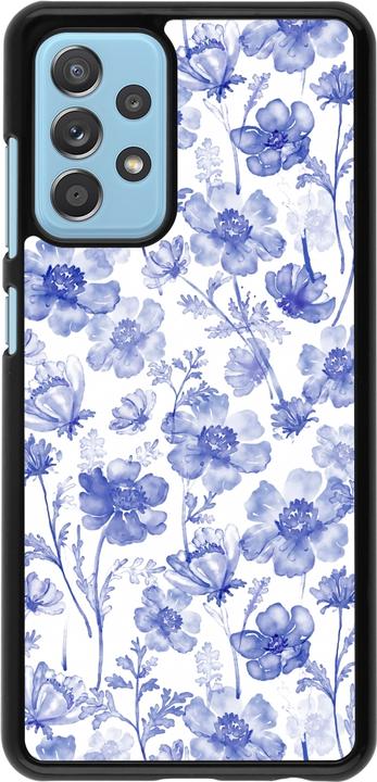 Produktbild PhoneLook Hülle Spring 23 watercolor blue flowers (Samsung Galaxy A52)