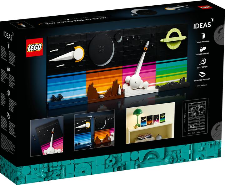 Immagine prodotto LEGO Idee - Storie dall'era spaziale (21340, LEGO Ideas, Set LEGO rari)
