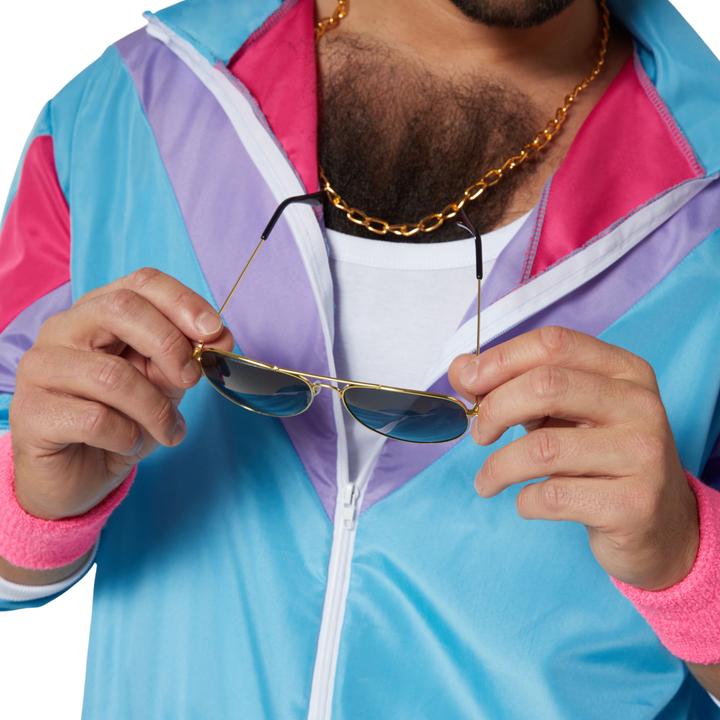 Image du produit tectake Costume pour homme rétro années 80,90 ensemble de survêtement (L)