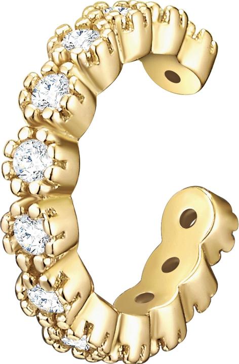 Actual product image Glanzstücke München Ladies Sterling Silver Cubic Zirconia Yellow Gold - 12478 (Sterling Silver)