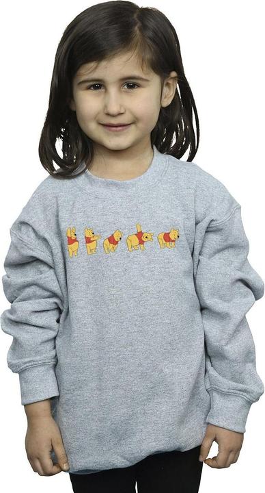 Actual product image Disney Girls Winnie The Pooh Stretching Sweatshirt (140, 146)