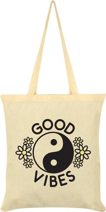 Image du produit Grindstore Sac à provisions Good Vibes crème (20269.20 l)