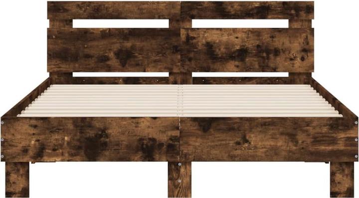 Image du produit VidaXL Cadre de lit avec tête de lit éclairage LED 120 x 190cm (120 x 190 cm)