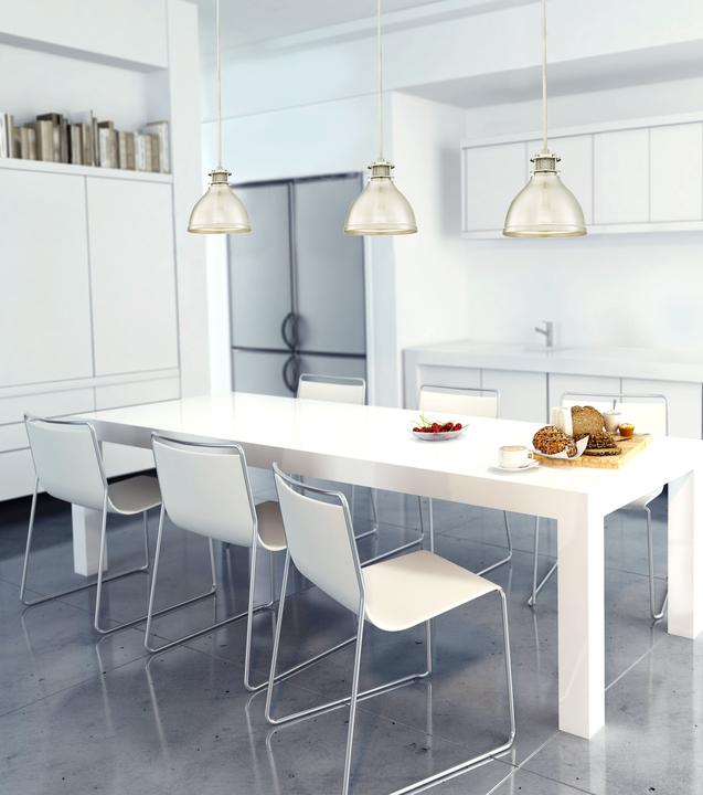 Actual product image Westinghouse Pendant Light Vintage Industrial Nickel with 1 Lamp (E27)
