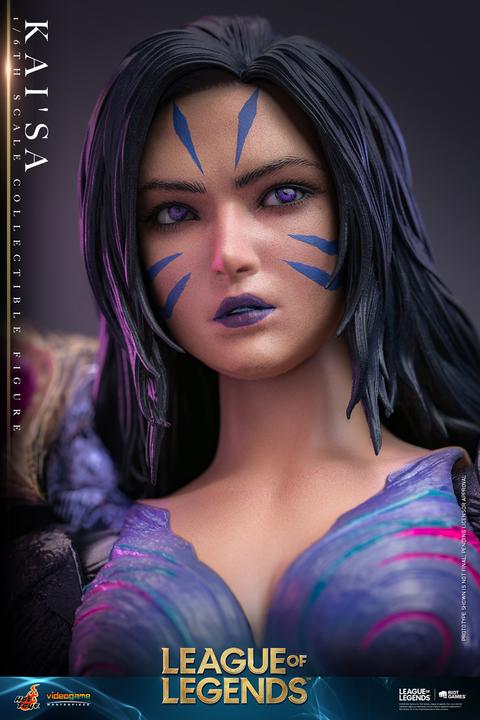 Actual product image Hot Toys League of Legends figurine Video Game Masterpiece 1/6 Kai'Sa 29 cm