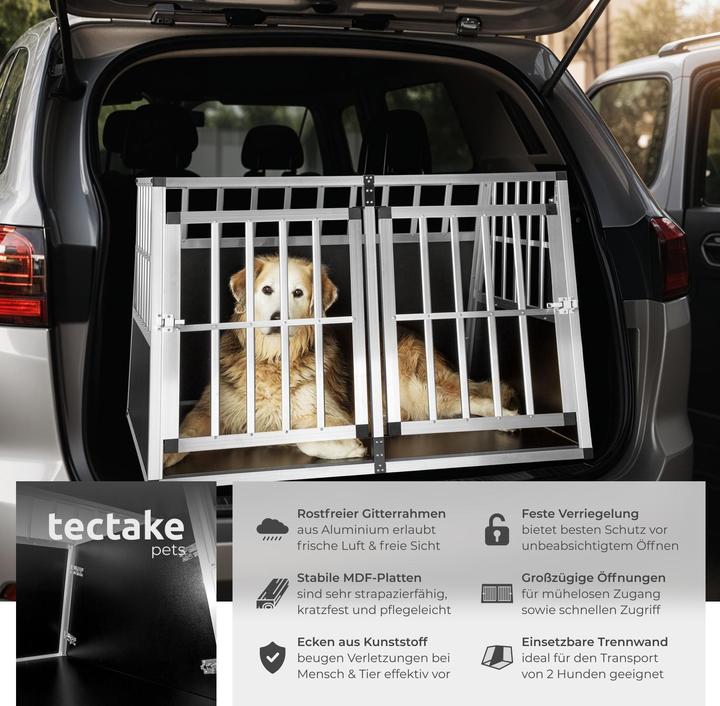 Immagine prodotto tectake Doppio (Cane, Chiusura di sicurezza)