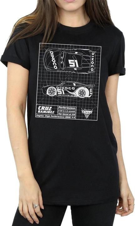 Produktbild Disney Cars Cruz Ramirez Blueprint TShirt (3XL)
