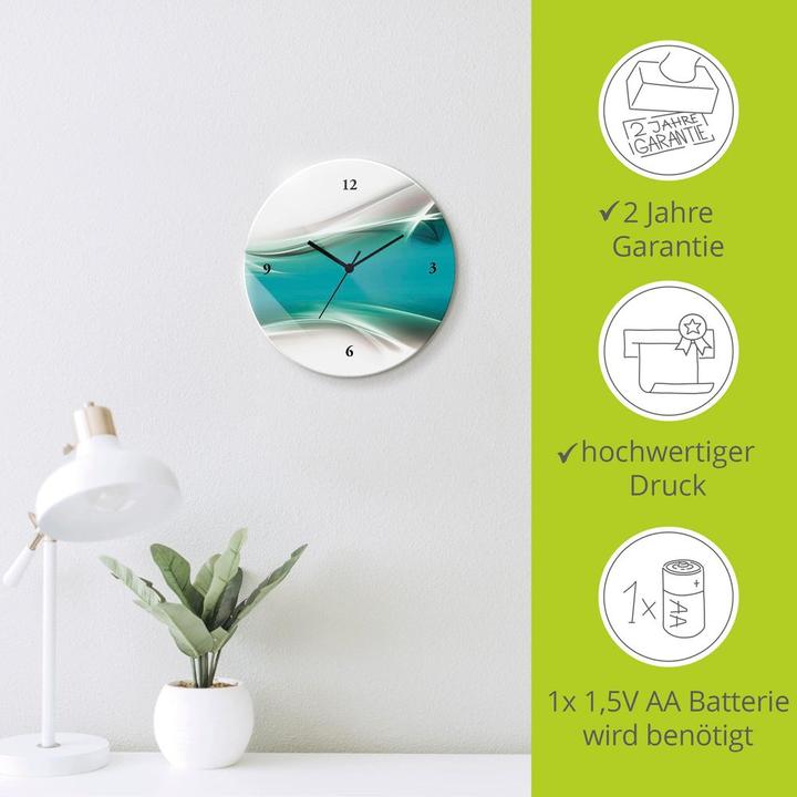 Image du produit Artland Horloge murale élément créatif pétrole T9FA (30 cm)