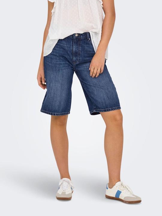 Image du produit Only ONLSONNY Hohe Taille Normal geschnitten Jeans-Shorts Jeans-Shorts (M)