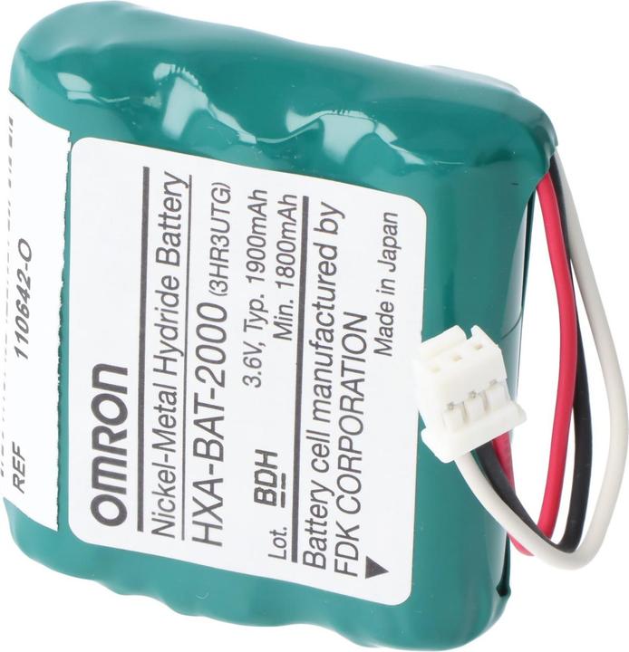 Image du produit AccuCell Pile pour tensiomètre Omron Healthcare HBP-1300 HPM-1300 Type HXA-BAT2000 9065797-O