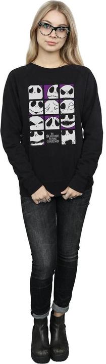 Produktbild Disney Nightmare Before Christmas Many Faces Of Jack Squares Sweatshirt (XL)