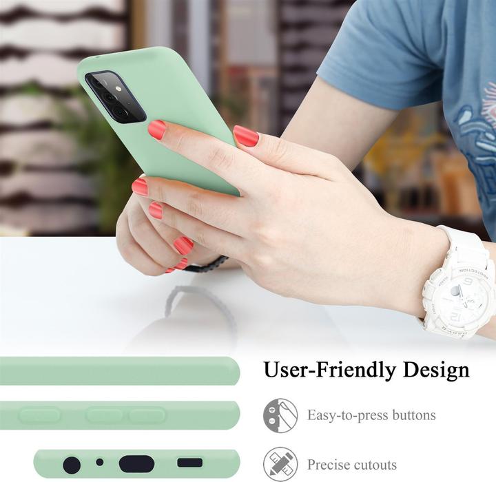 Actual product image Cadorabo TPU Liquid Silicone Case Cover (Samsung Galaxy A72, Samsung Galaxy Note 5)