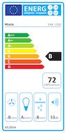 Energy Label Miele DAE 1530 (Hut ventilator)