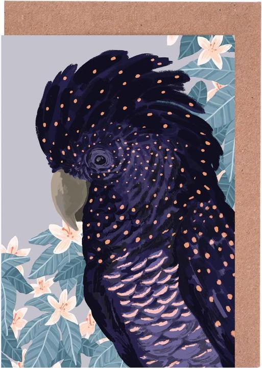 Immagine prodotto Juniqe Cacatua nero - Uccelli (3 pz.)