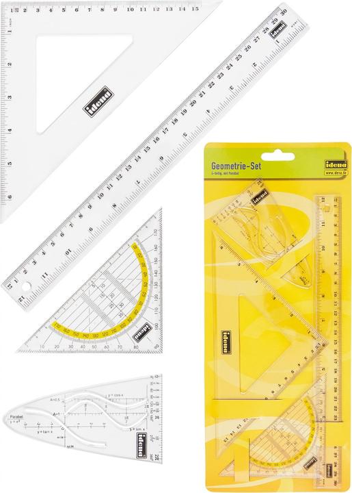 Produktbild Idena Geo-Set 4teilig 30cm, mit Parabel (30 cm)