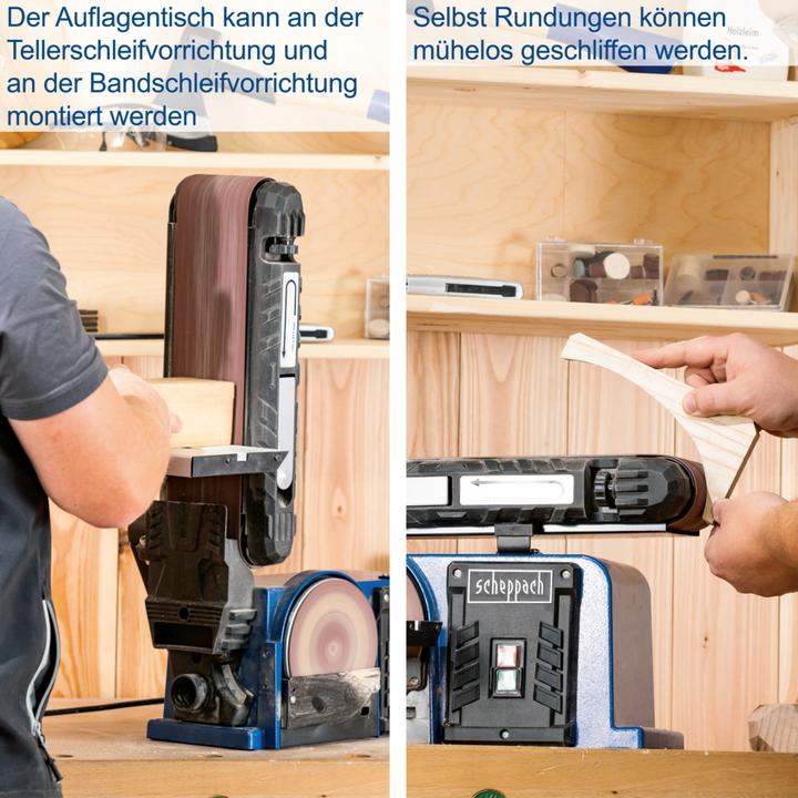 Productafbeelding Scheppach BTS900 (Bandschuurmachine, Schijfschuurmachine, 370 W)