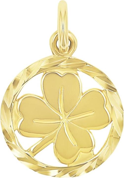 Produktbild Amor Anhänger für Damen, 925 Sterling Silber | Kleeblatt (Silber 925)
