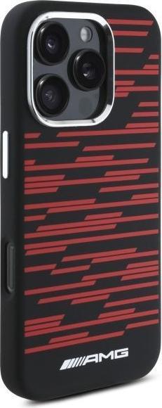 Actual product image Mercedes AMG AMHMP16X24SSRRK iPhone 16 Pro Max 6.9" czarny/black hardcase Silicone Graphics MagSafe (Apple iPhone 16 Pro Max)