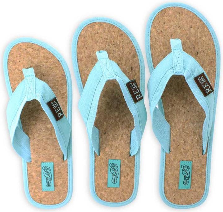 Produktbild ReUseMe Flip Flops mit Kork Innensole (42)
