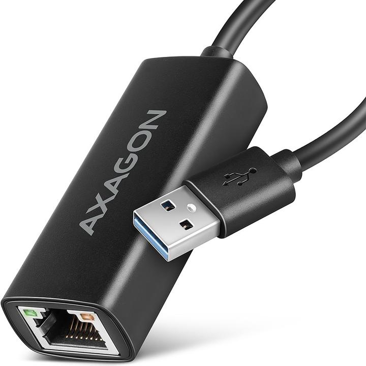 Actual product image Axagon ADE-AR, USB-A 3.2 Gen 1 - Gigabit Ethernet s????ov?? karta, Realtek 8153, auto instal (USB 3.0, RJ45 Gigabit Ethernet (1x))