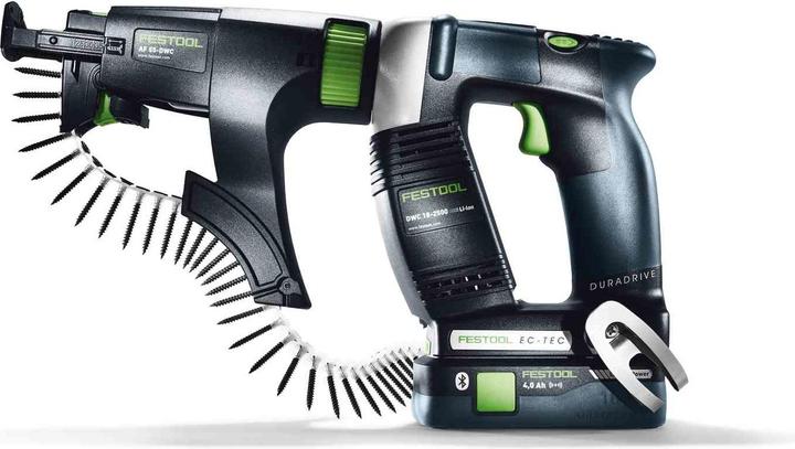Actual product image Festool Cordless construction screwdriver DWC 18-4500 Basic DURADRIVE (Rechargeable battery operated)