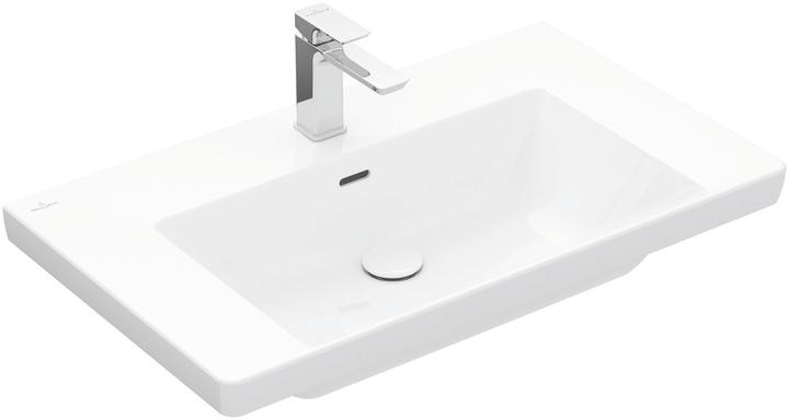 Actual product image Villeroy & Boch V&B cabinet washbasin SUBWAY 3.0 800x470mm with ÜL with HL white (470 mm, 800 mm)
