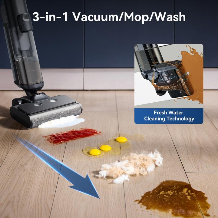 Actual product image Proscenic WashVac F20 A