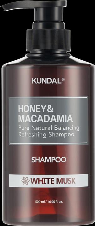 Produktbild Kundal Natur Shampoo 500ml Weisser Moschus (500 ml, Flüssiges Shampoo)