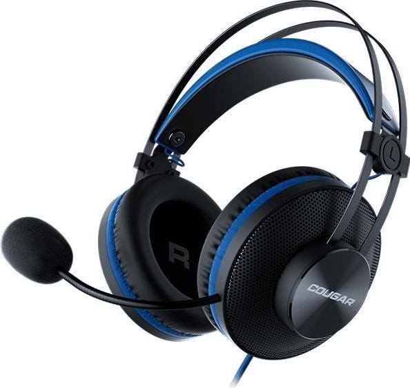 Produktbild Cougar IMMERSA ESSENTIAL - Headset - volles Kabel - 3,5 mm Klinkenstecker - blå (Kabelgebunden)