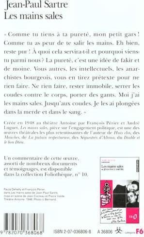 Produktbild Les mains sales (Französisch, Sartre Jean-Paul, 1994)