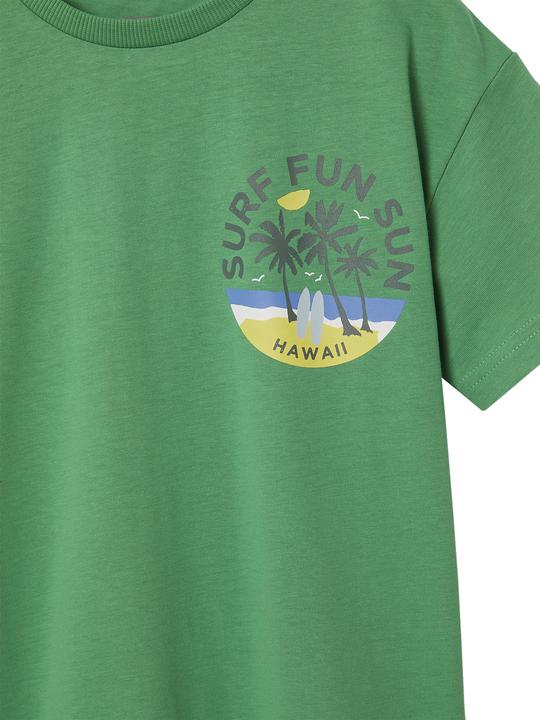 Produktbild Vertbaudet Jungen T-Shirt mit Print an der Brust und Recycling-Baumwolle (92)