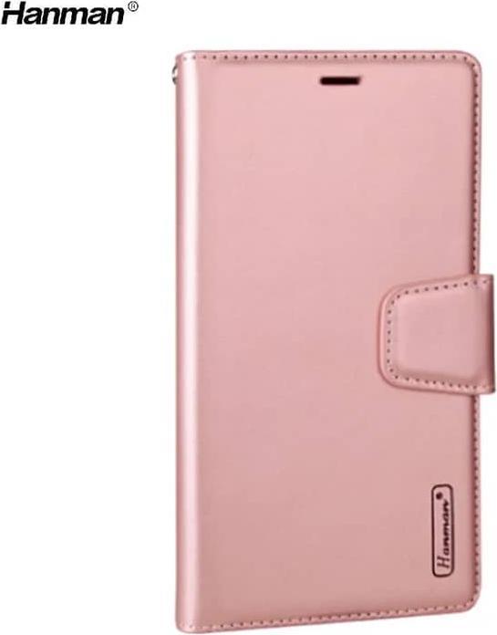Image du produit Hanman Huawei Mate 20 Lite - Mill Étui à Flip avec 3 emplacements pour cartes, or rose (Mate 20 Lite)